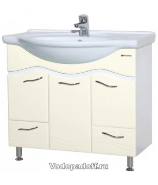 Тумба с раковиной Bellezza Мари 75, бежевый