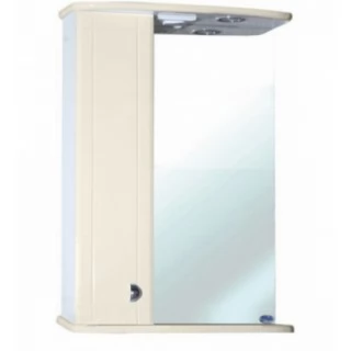  Зеркало-шкаф для ванной Bellezza Астра 50 L, бежевый