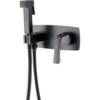 Смеситель Lemark Nubira LM6219ORB с гигиеническим душем, встраиваемый