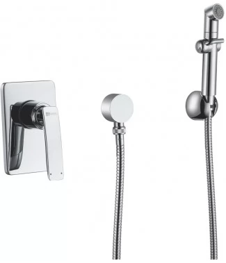 Смеситель Lemark Bellario LM6819C с гигиеническим душем, встраиваемый