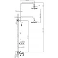 Смеситель Lemark Tropic LM7002BL для ванны и душа. Фото 1
