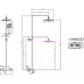 Смеситель Lemark Tropic LM7010C для ванны и душа, термостатический. Фото 1