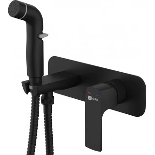 Смеситель Lemark Ursus LM7220BL с гигиеническим душем, встраиваемый