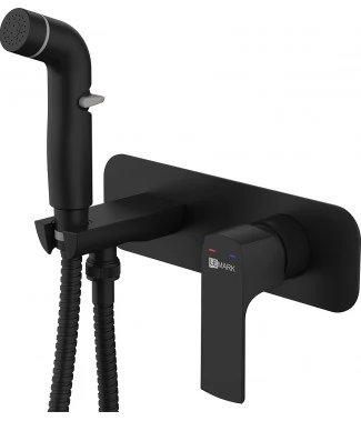 Смеситель Lemark Ursus LM7220BL с гигиеническим душем, встраиваемый
