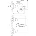 Смеситель Rossinka B35-30 для ванны. Фото 1