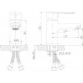 Смеситель Rossinka RS32-11 для раковины. Фото 1