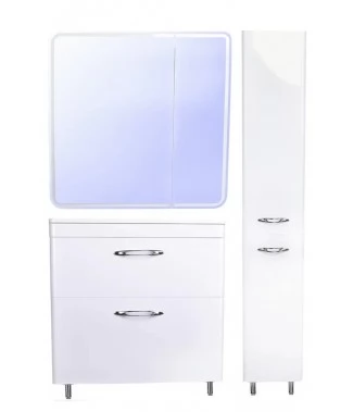 Комплект мебели Style Line Каре 80 Люкс Plus напольная белый