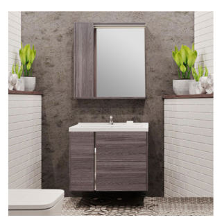 Комплект мебели AQUATON Стоун 80 грецкий орех