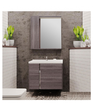 Комплект мебели AQUATON Стоун 80 грецкий орех