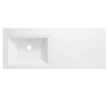 Тумба с раковиной Alavann Soft Silver 120 белая. Фото 2