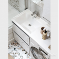 Тумба с раковиной Alavann Soft Silver 120 белая. Фото 6