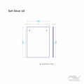 Зеркало Alavann Soft Silver 60. Фото 2