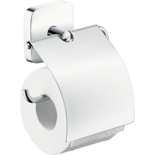 Держатель туалетной бумаги Hansgrohe PuraVida с крышкой 41508000