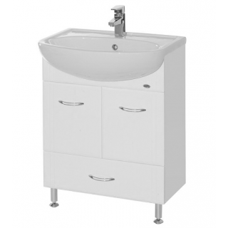 Тумба Bellezza Уют 60 с 1 ящиком, белый