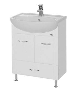Тумба Bellezza Уют 60 с 1 ящиком, белый