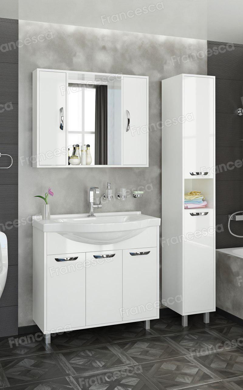 Комплект мебели Francesca Eco Max 90 белый (3 дв. ум. Эльбрус 90)