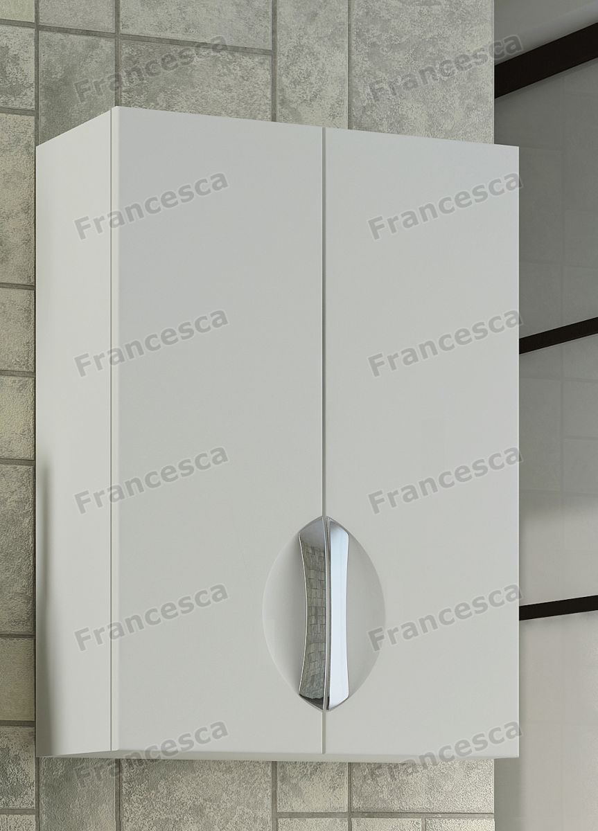 Шкаф навесной Francesca Доминго 60 белый (2дв.)